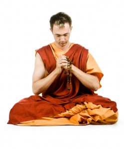 monk meditation